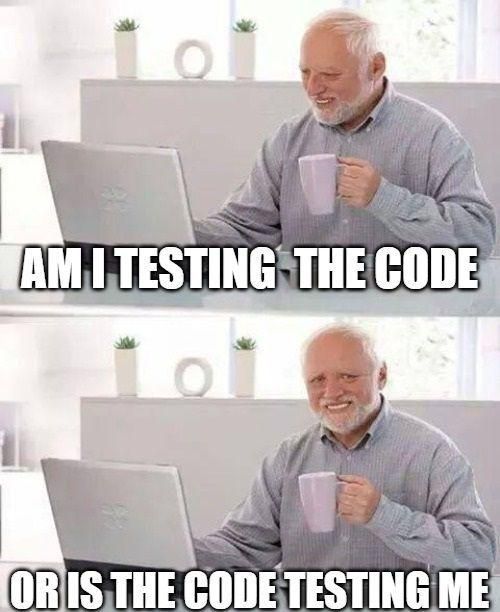 Am I Testing The Code Or Is The Code Testing Me
