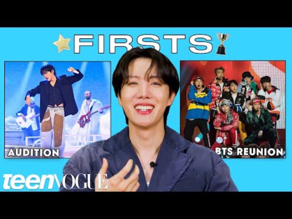 BTS' J-Hope Remembers His Firsts | Teen Vogue