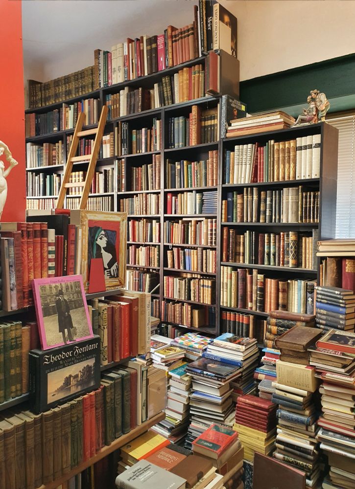 Blick in ein Antiquariat