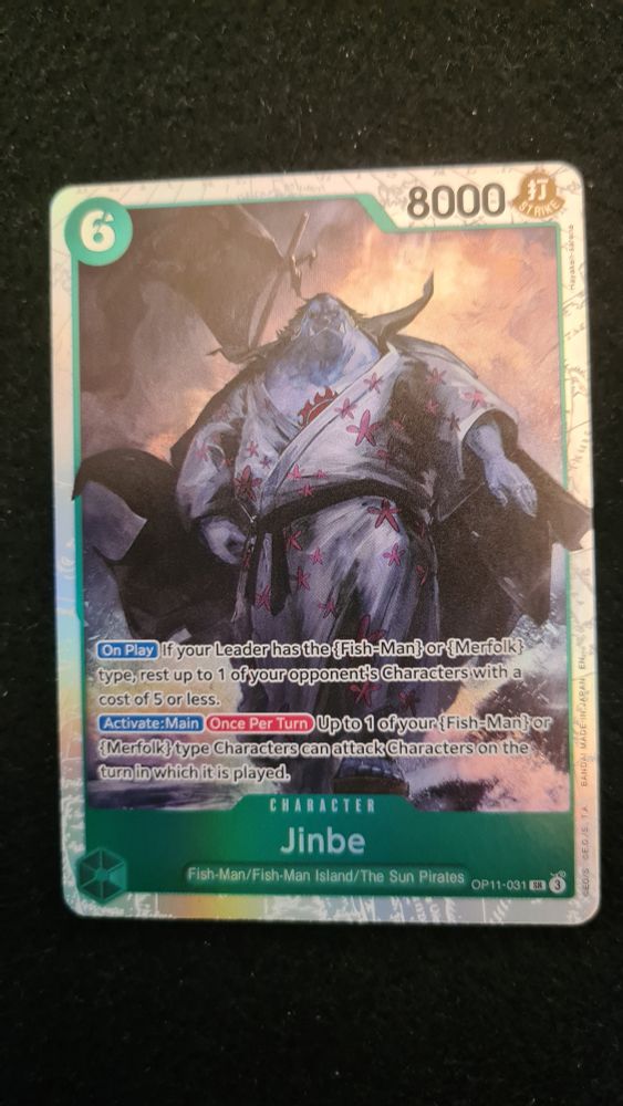 One Piece Trading Card of Jinbe