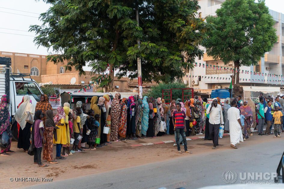  Sudan. UNHCR Deputy High Commissioner, Kelly Clements together with the Director-General for the European Civil Protection and Humanitarian Aid Operations (ECHO), Mr. Maciej Popowski, visit to Khartoum