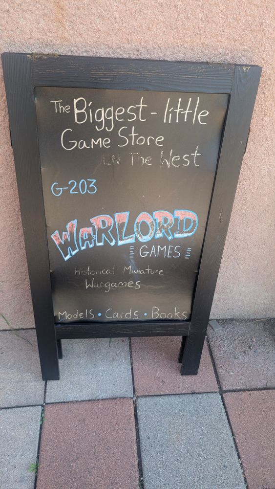 The Biggest Little Game Store in the West
Warlord Games
Historical Miniature Wargames