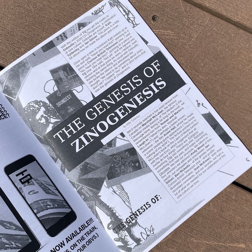 Start of the article ‚The Genesis Of Zinogenesis‘.