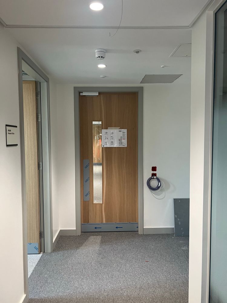 A fire door