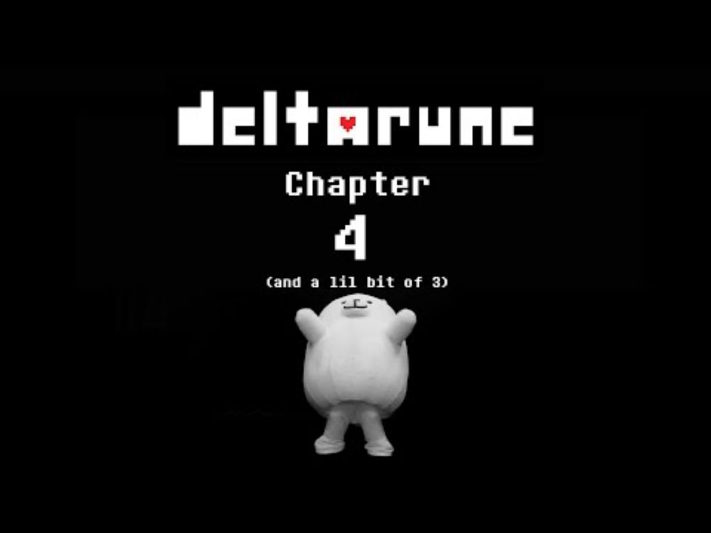 Playing Deltarune Chapter 4  - The END... and some other stuff!