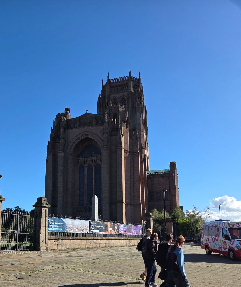 Front view of Liverpool Cathedral 