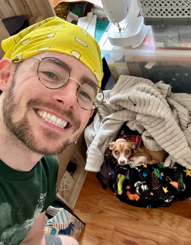 selfie with Dewey 🐕