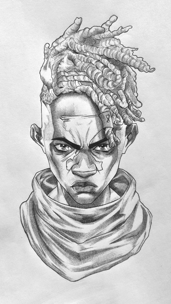 Ekko #traditionalart #arcane #ekko #characterdrawing #fanart #ballpointpendrawing #art