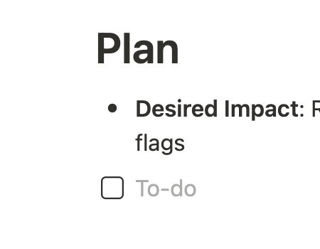 screenshot of new-style checkbox in Notion, a box with round corners