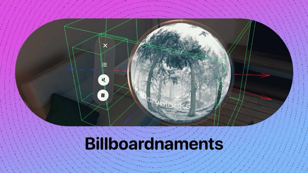 Billboardnament (visionOS Ornaments for volumetric experiences)