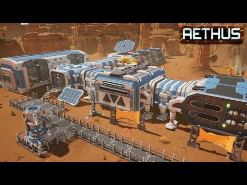 AETHUS - Official Gameplay Trailer - Sci-fi Survival Crafting on an alien planet!