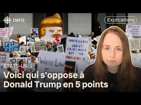 Donald Trump fait-il face à une opposition aux États-Unis?