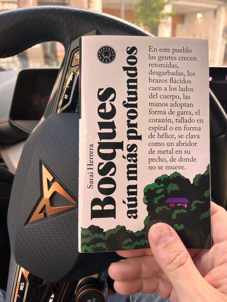 Portada del libro “Bosques aún más profundos” de Sarai Herrera en Blackie Books.