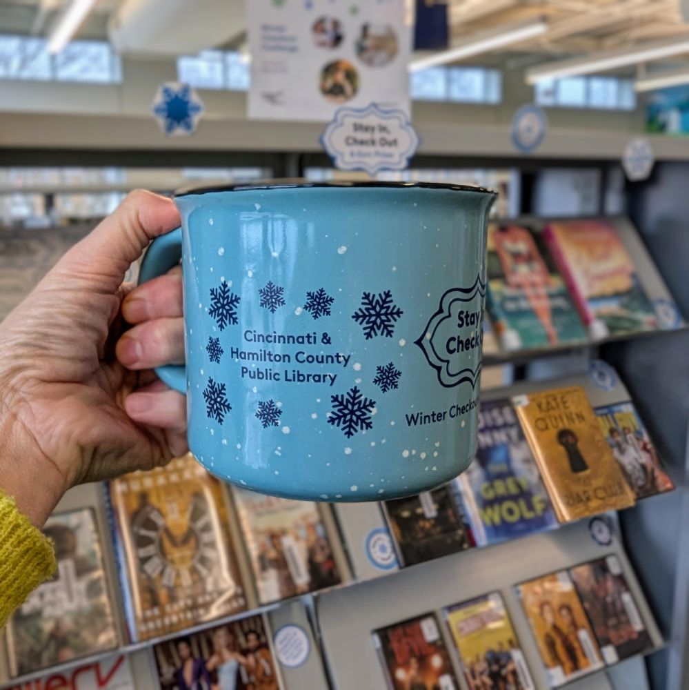 Winter Checkout Challenge mug.