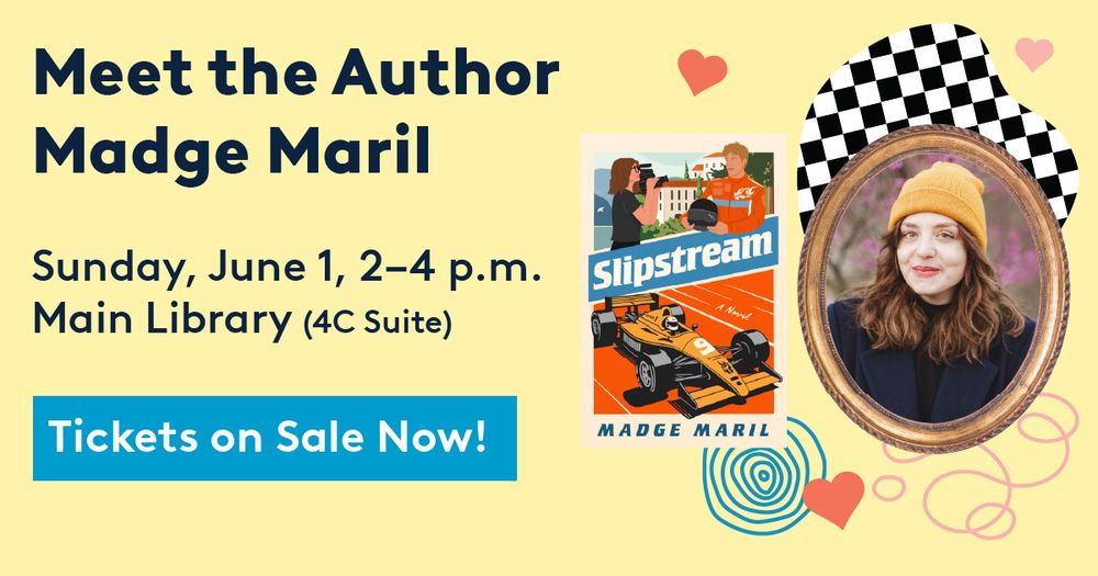 "Slipstream" novel and author Madge Maril.