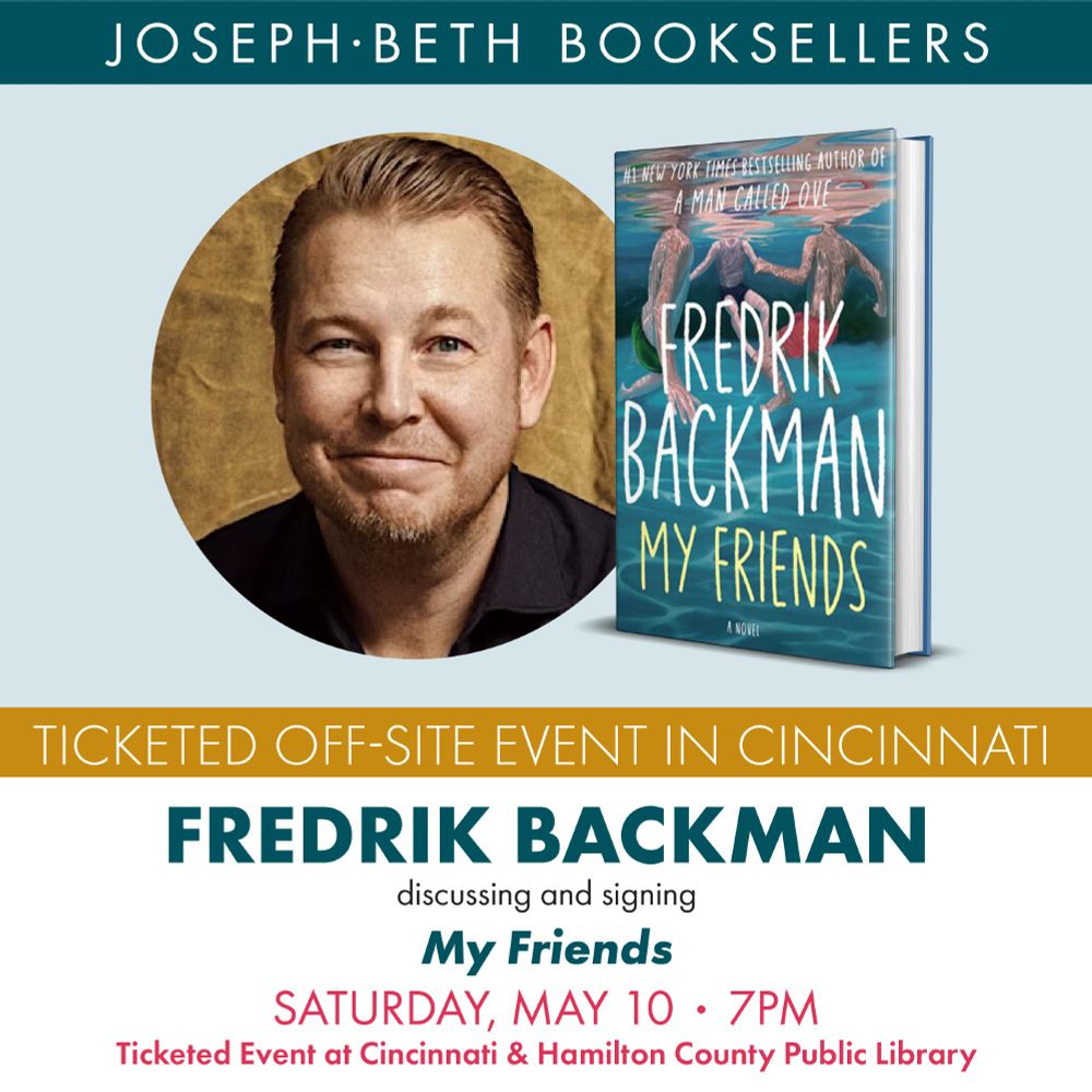 Author Fredrik Backman and book "My Friends."