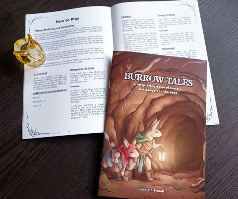 Burrow Tales TTRPG - physical zine - LTB's Ko-fi Shop