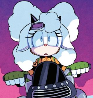 Lanolin the Sheep looking confused and devastated