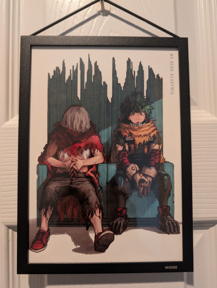 Horikoshi Kohei Art Exhibition 1st key visual
Shigaraki Tomura and Deku
