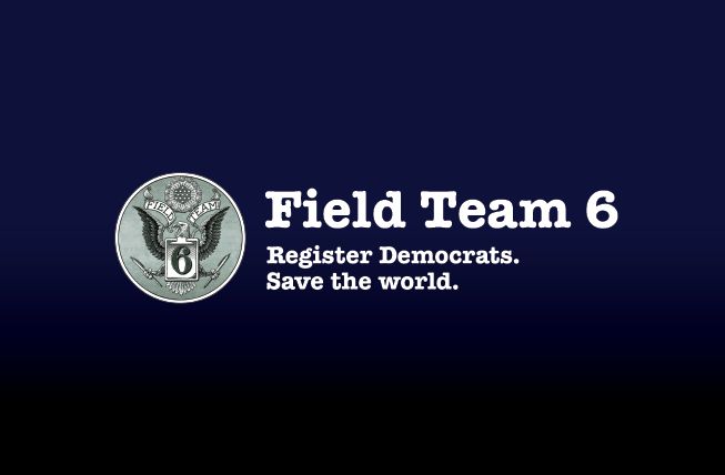 Register Democrats. Save the World.
