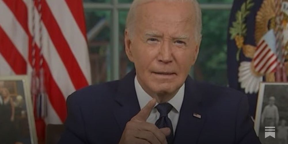 Biden Defends Democracy in Oval Office Address