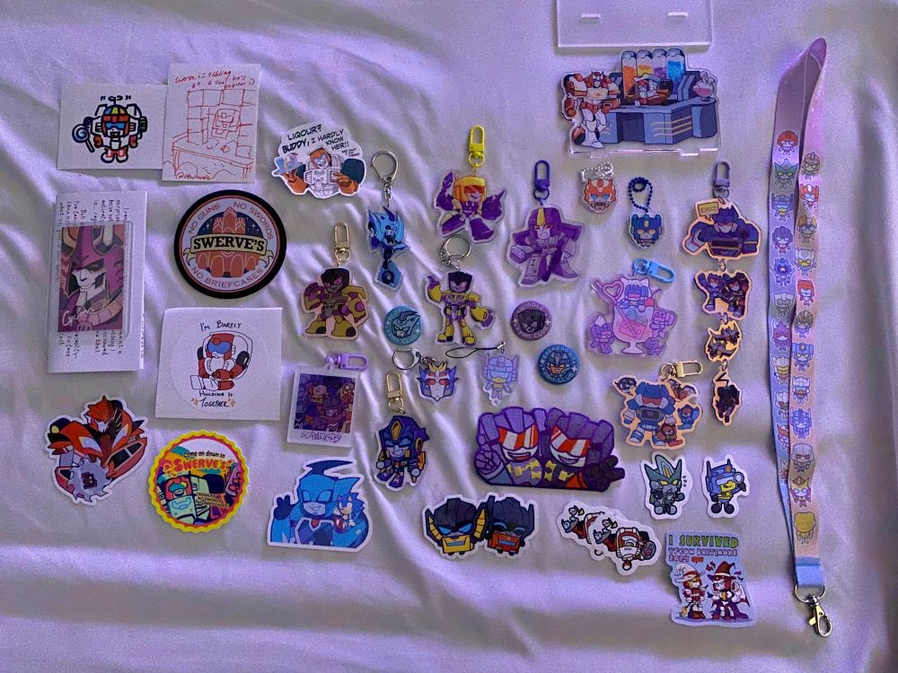 artist alley merch haul 