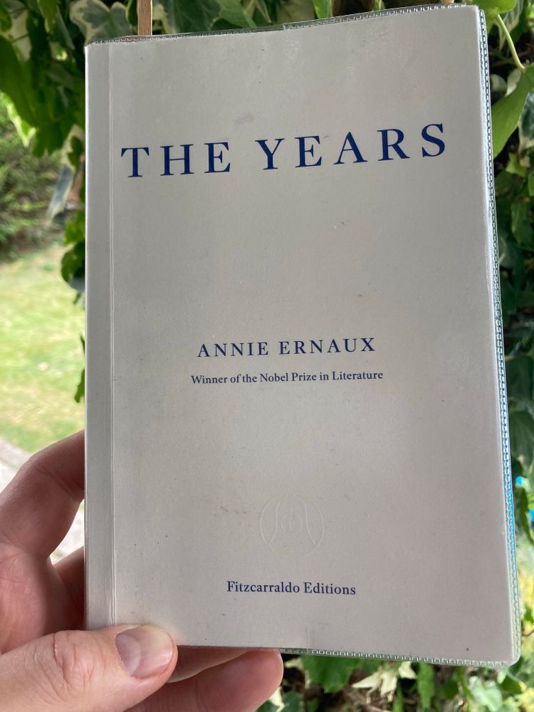 The Years by Annie Ernaux.