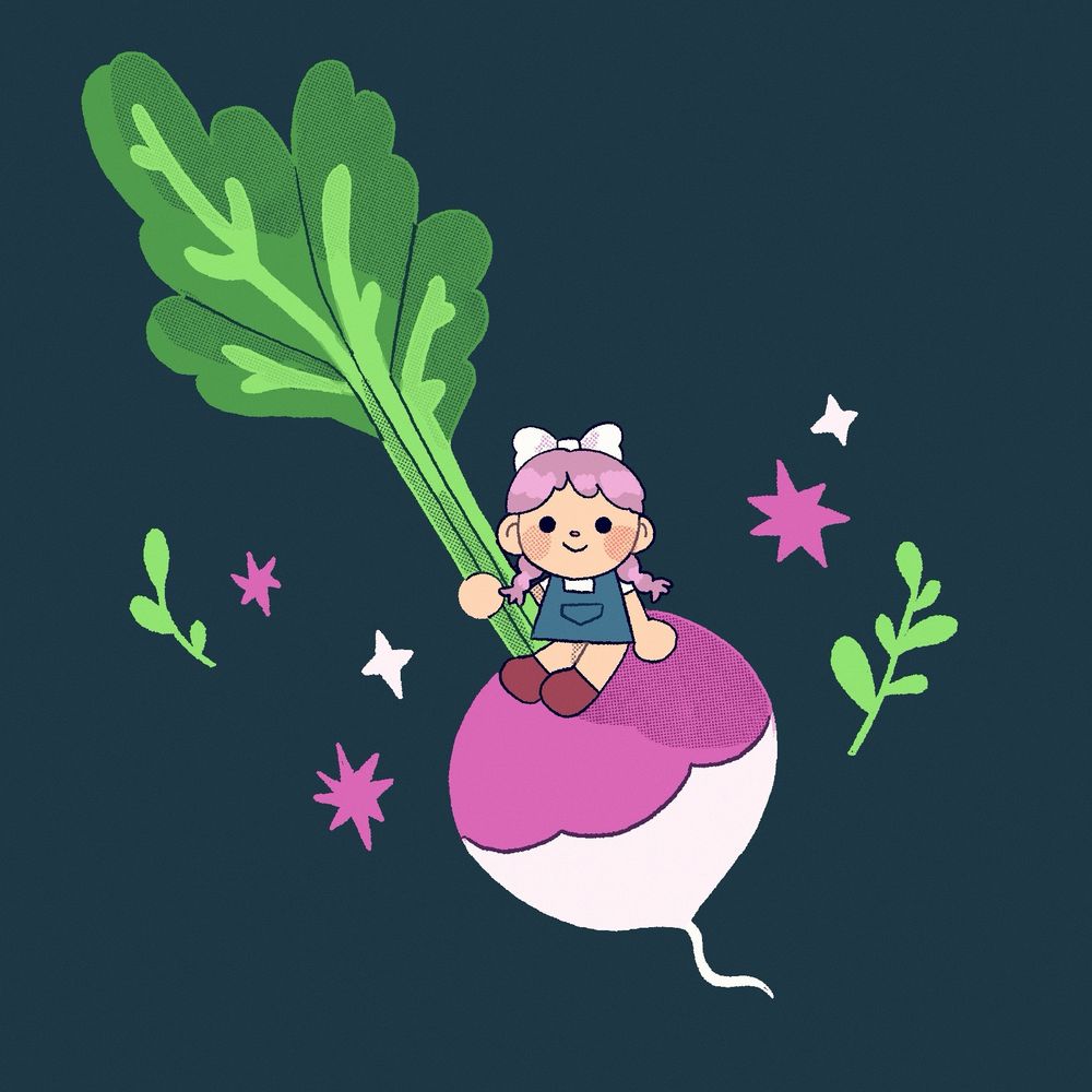 another version of the same illustration without the 3d
