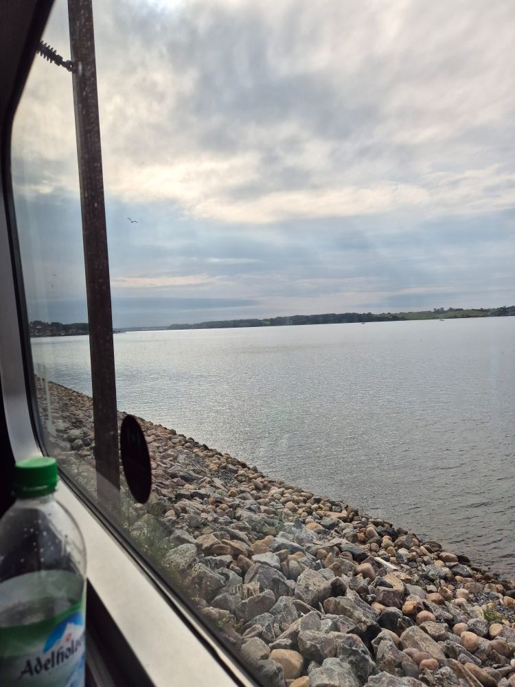 A picture of a body of water in kolding denmark.