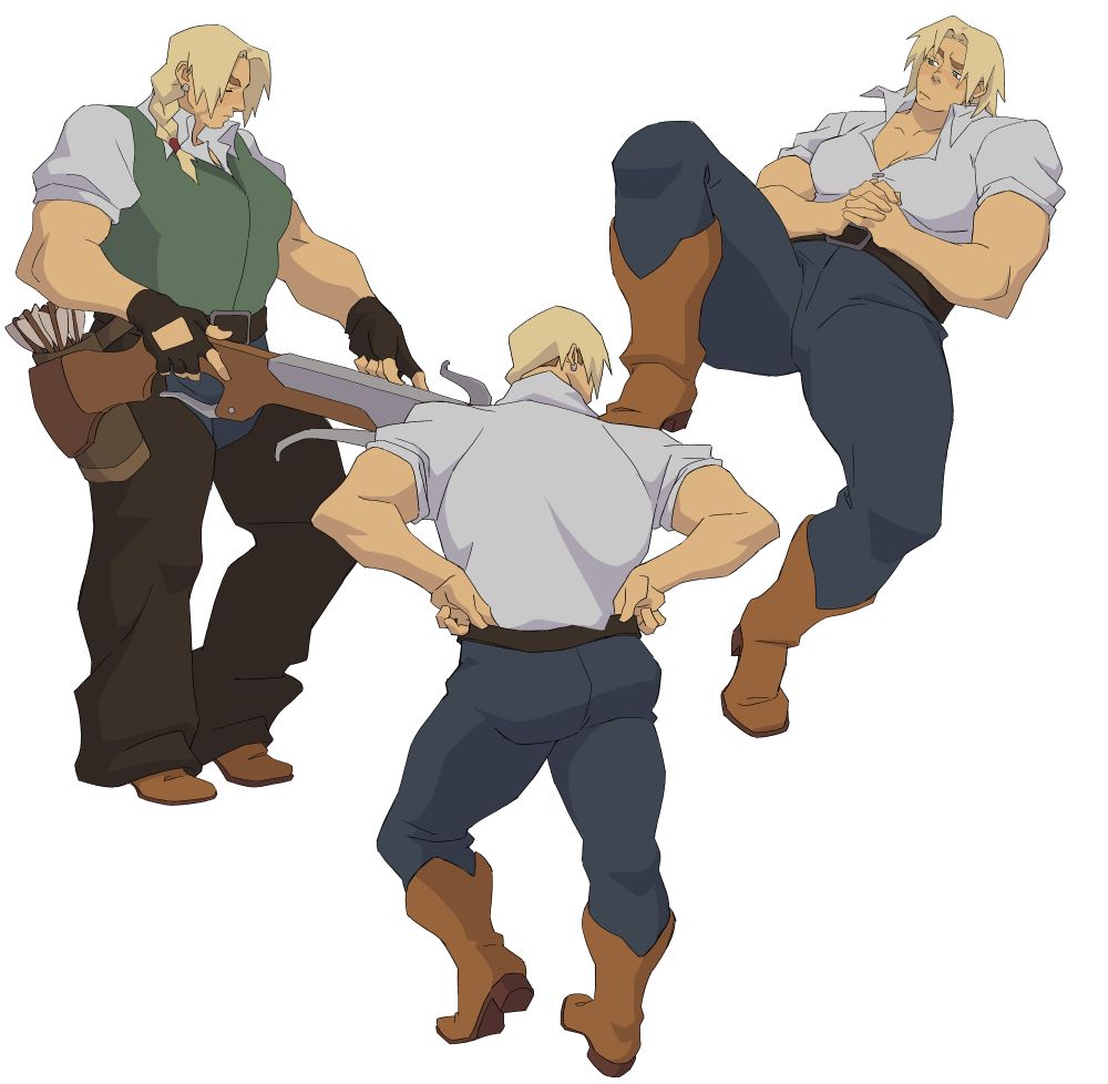 Pose sheet of human Applejack. 