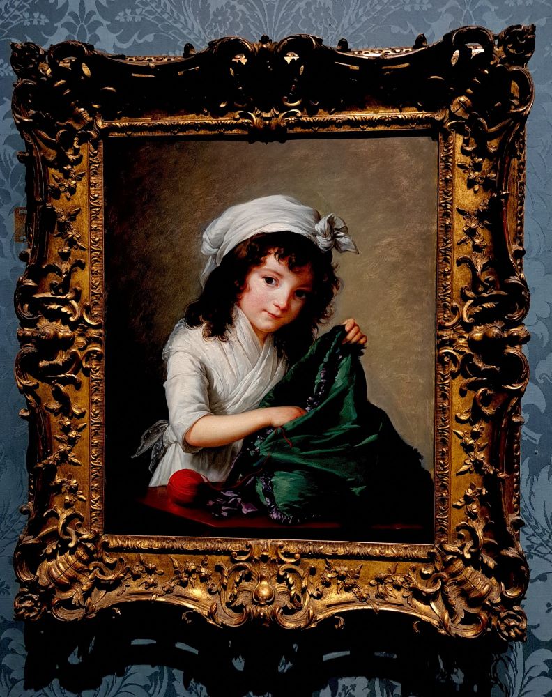 Photo of the painting Mademoiselle Brongniart by Élisabeth Vigée Le Brun