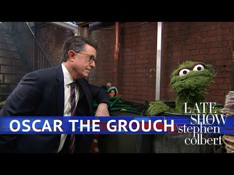 Oscar The Grouch & Stephen Colbert Sing 'Things Are Going To Get Better'