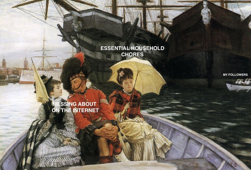 James Tissot, Portsmouth Dockyard (c.1877)