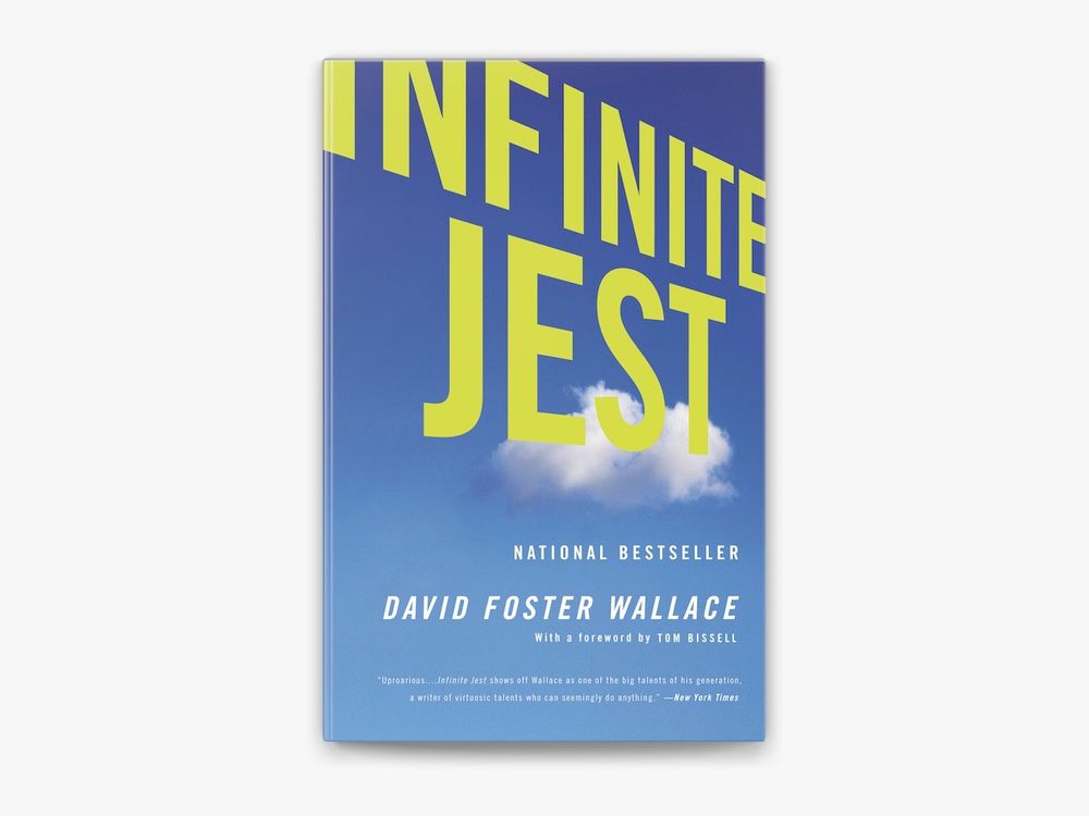 The cover of Infinite Jest by David Foster Wallace