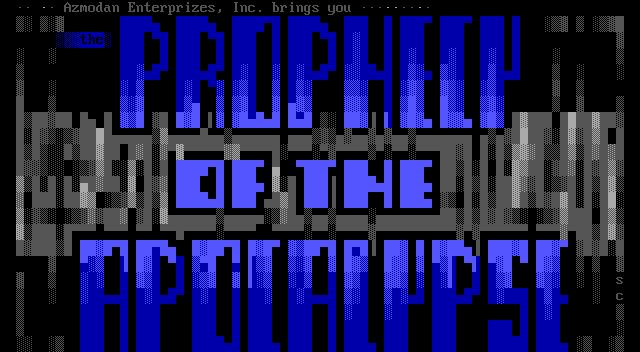 Azmodan Enterprizes, Inc. brings you the - - - - - - - - - - II - : - - - - - - 1E - B * e - - I A - I - -