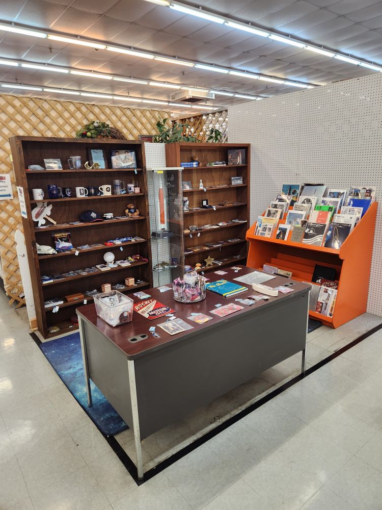The current state of the second booth has much more inventory but is fairly disorganized at the moment. 