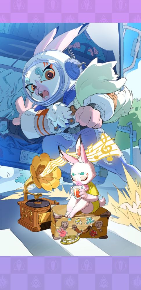 Emma from Dislyte, as she appears in her Divinate's art