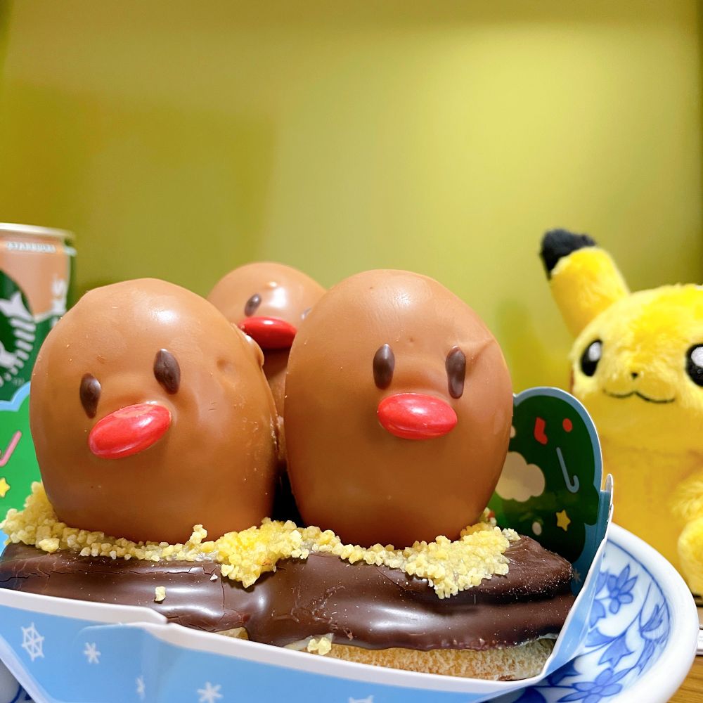 チュロ・デ・ダグトリオとピカチュウ