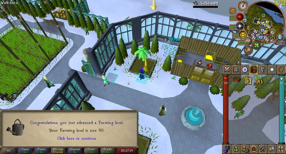 90 farming achieved in OSRS