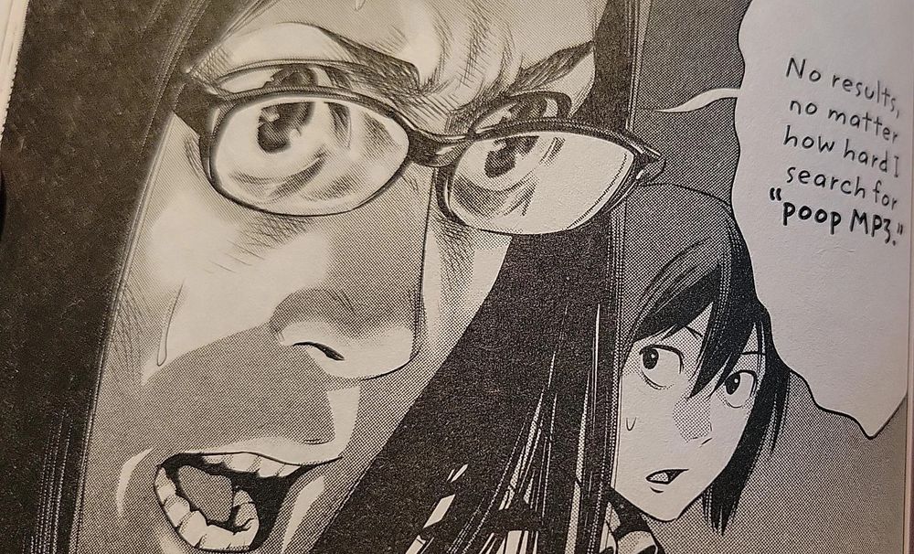 A panel from the Manga prison school by Akira Hiramoto