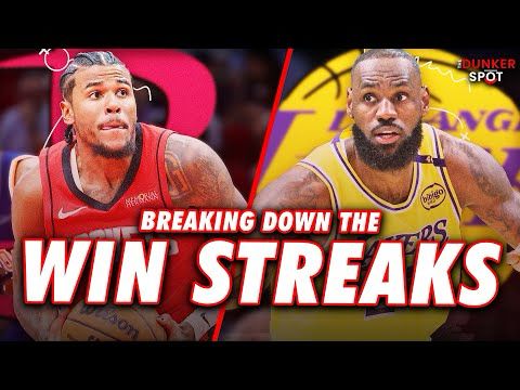 LeBron's Triple Double Streak, An Apology to Wemby, and the Rolling Rockets | The Dunker Spot