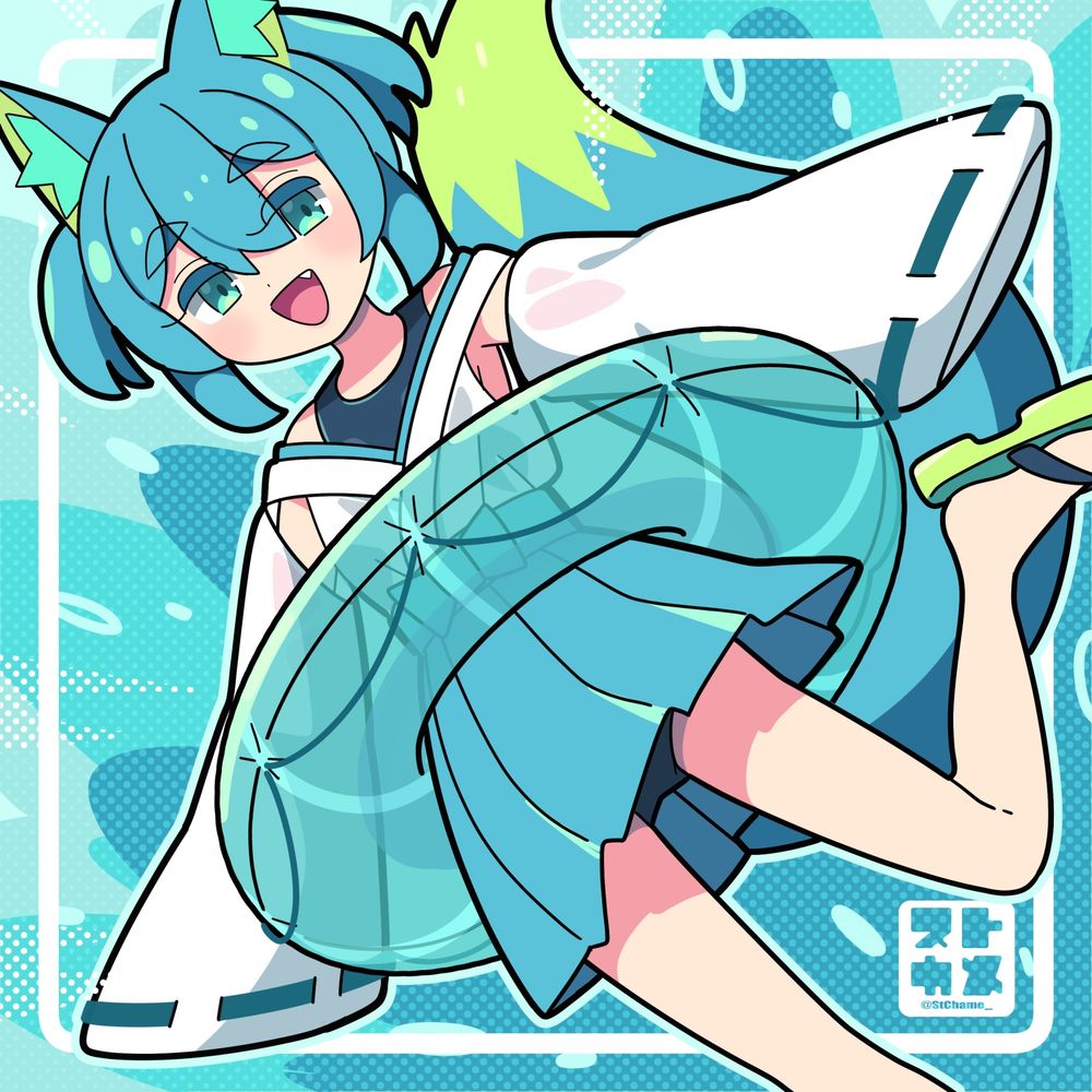 #イラスト #illustration #OC  #一次創作 #創作 #金春色 #狐耳