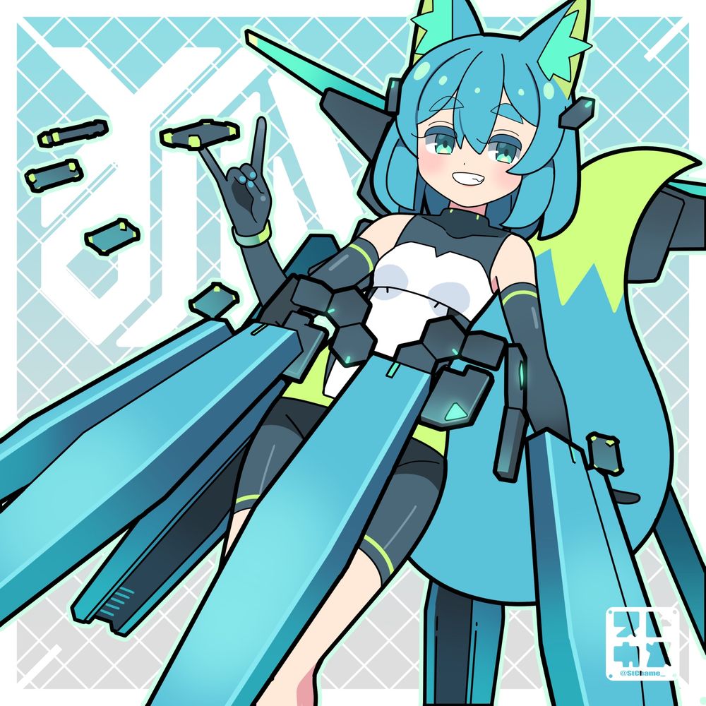 #イラスト #illustration #OC  #一次創作 #創作 #金春色 #狐耳
