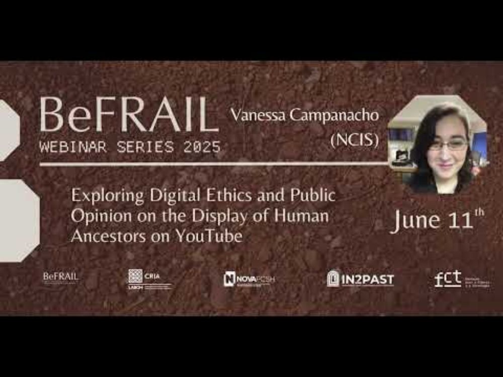 Exploring Digital Ethics and Public Opinion on the Display of Human Ancestors on YouTube