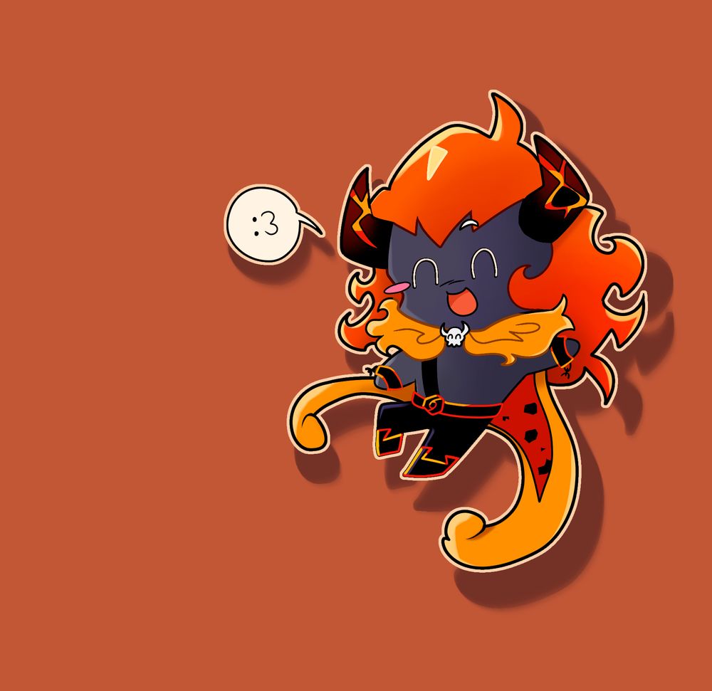 capsaicin cookie orange background