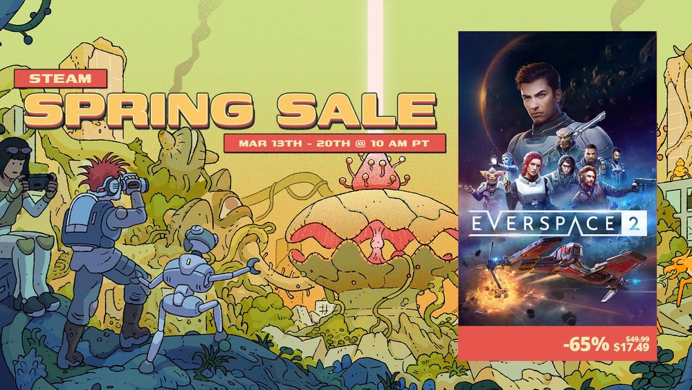 Steam Spring Sale art. EVERSPACE 2 discounted at 65%