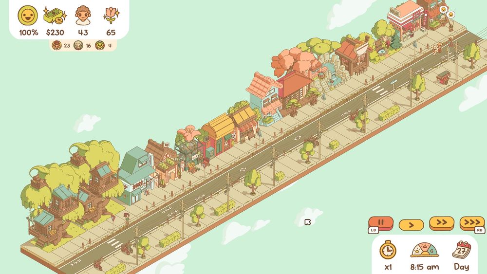 The last mission I did. Wow! The street got huge and a bit hectic, haha. 