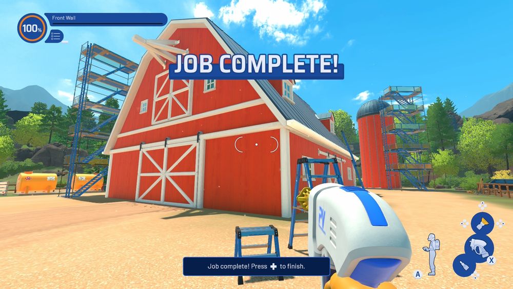 Job complete. A red barn and a red silo. 