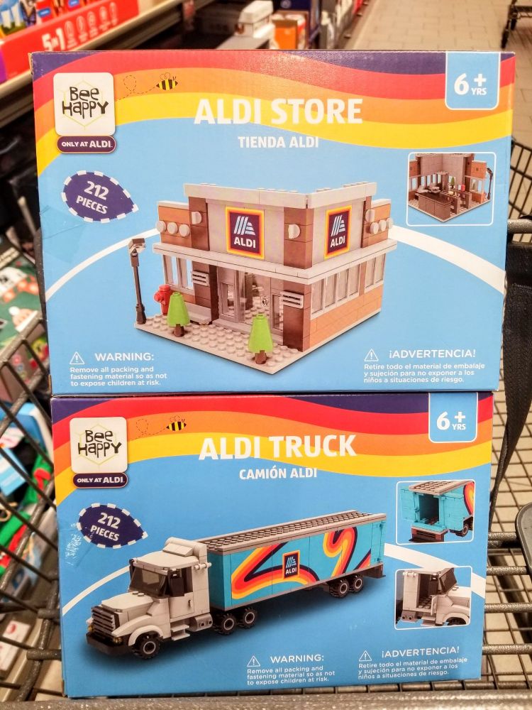"Lego" Aldi store and Aldi truck sets