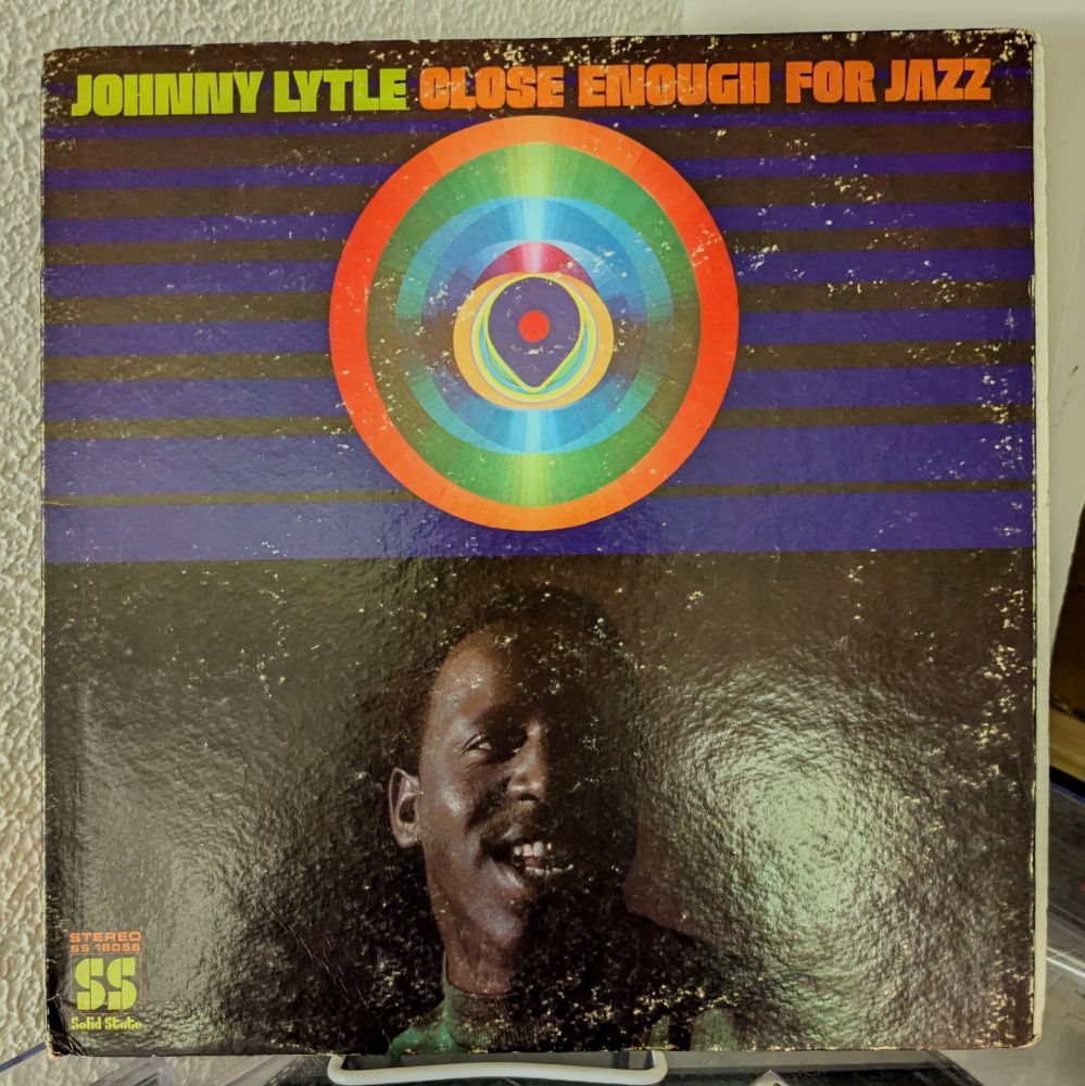 Cover of 'Close Enough For Jazz' LP by Johnny Lytle